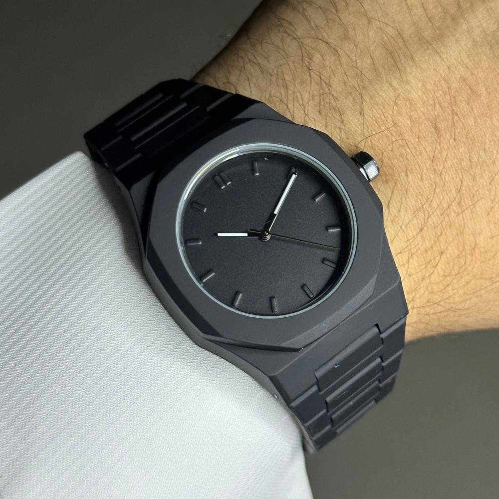 Fanderblue Titan Carbon – Luxury Carbon Fiber Watch for Men (Black & White Dial)